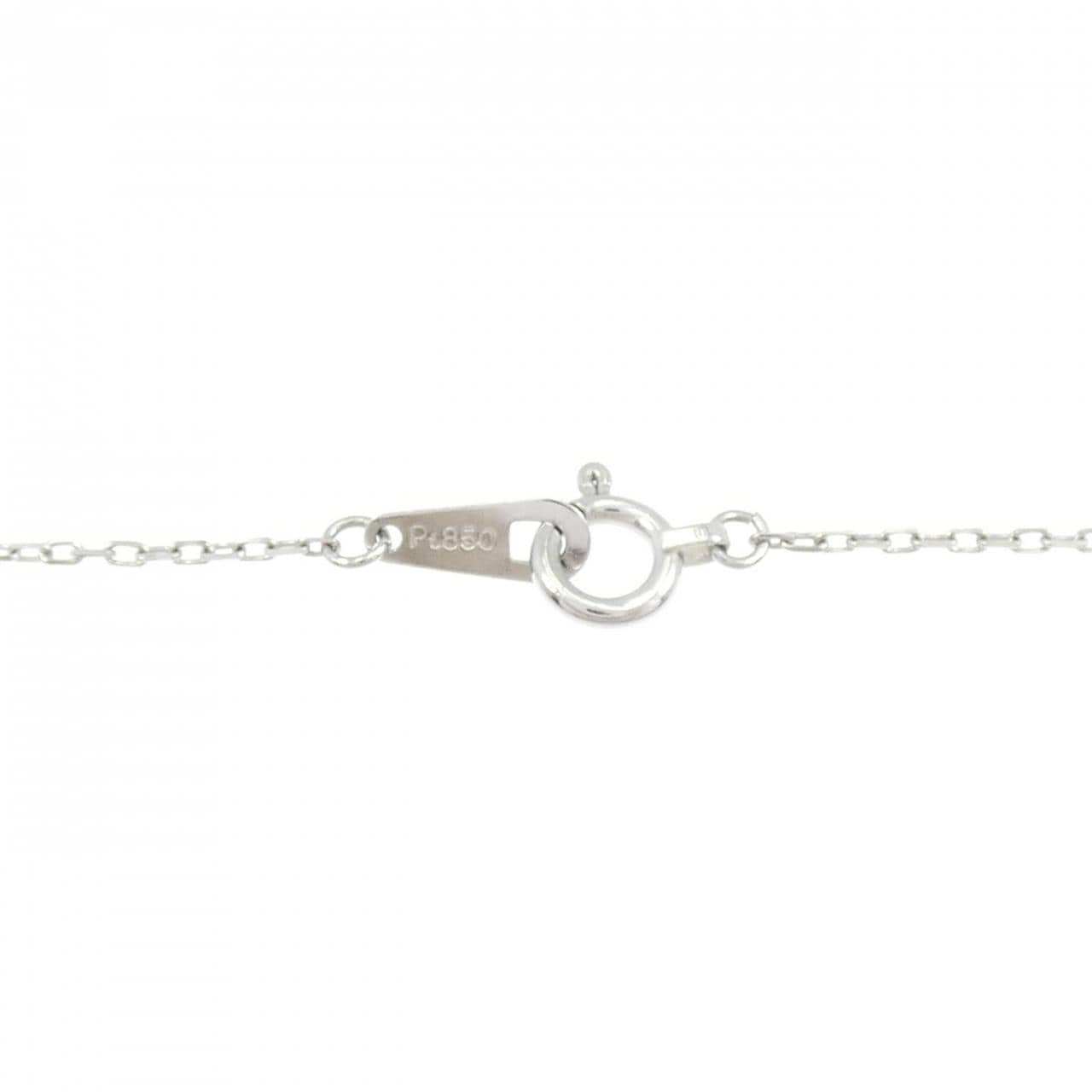 PT900/PT850 クロス ダイヤモンド ネックレス 0.06CT