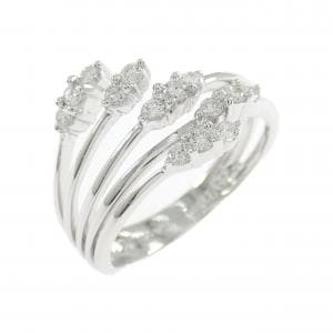 K18WG ダイヤモンド リング 0.27CT