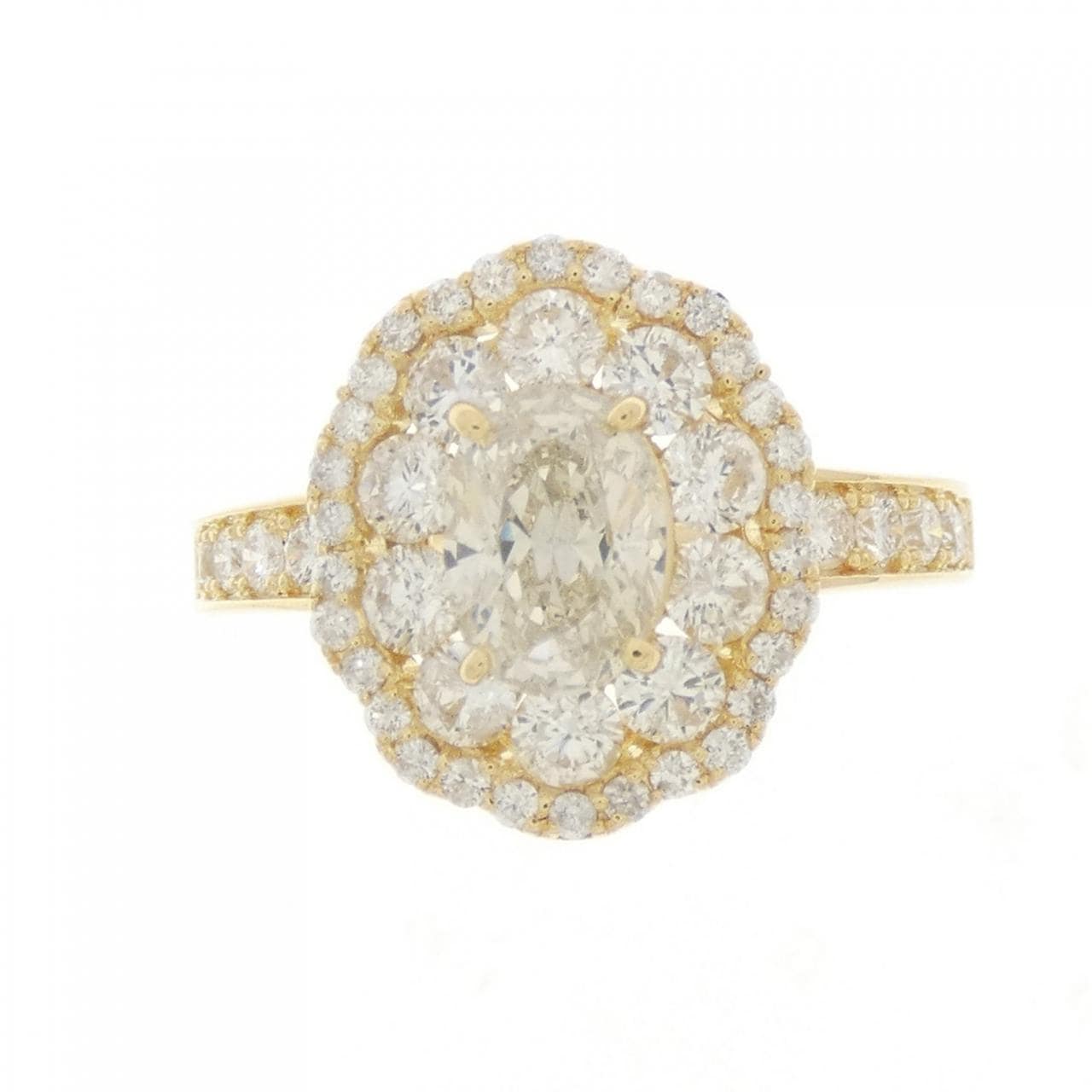 K18YG ダイヤモンド リング 0.783CT