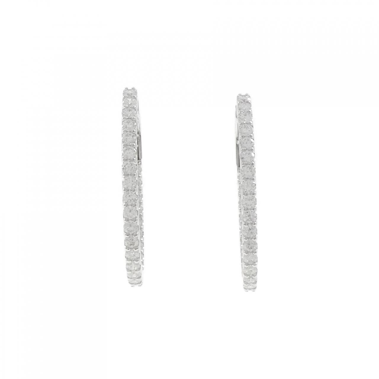 【新品】PT ダイヤモンド ピアス 1.602CT