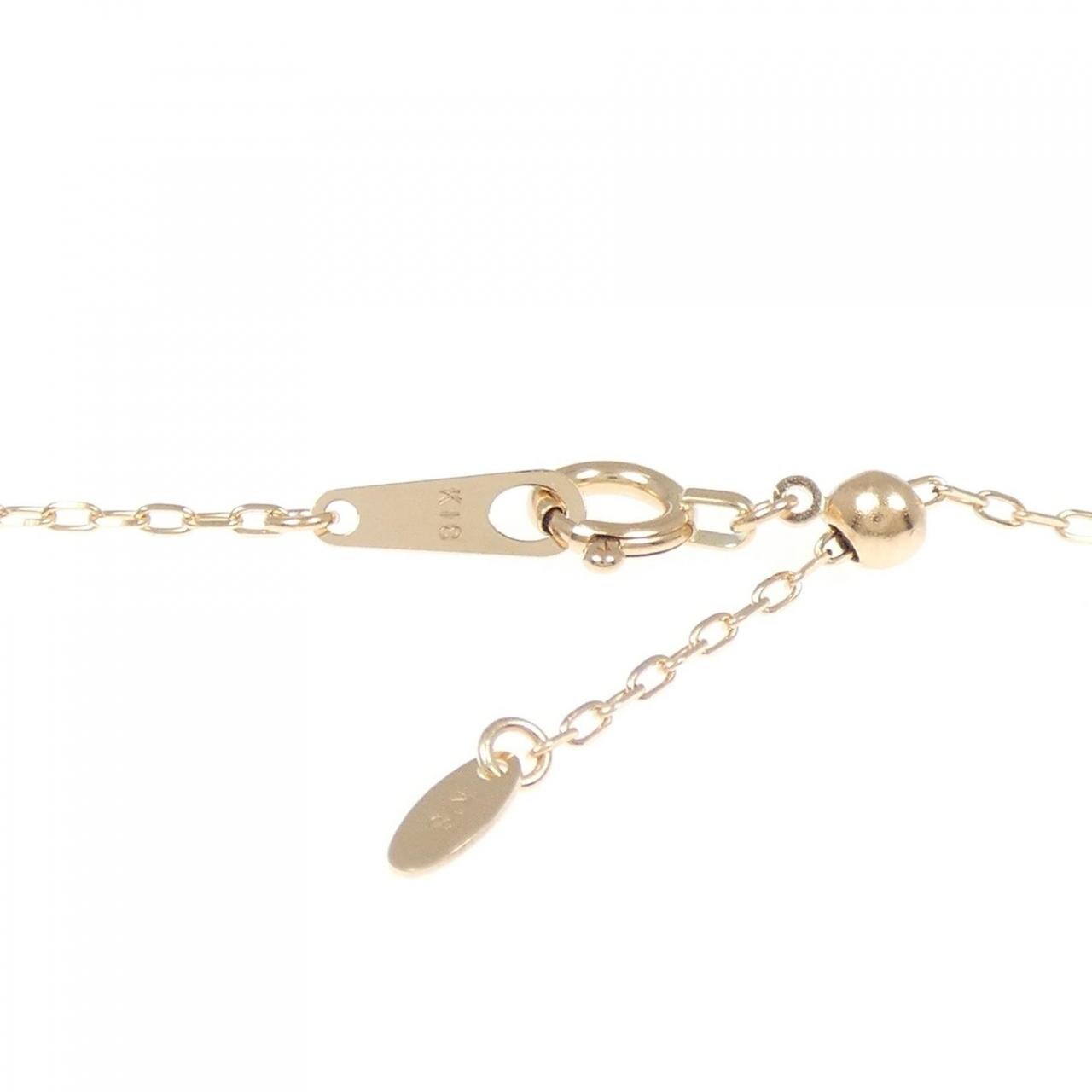 K18PG ダイヤモンド ネックレス 0.32CT