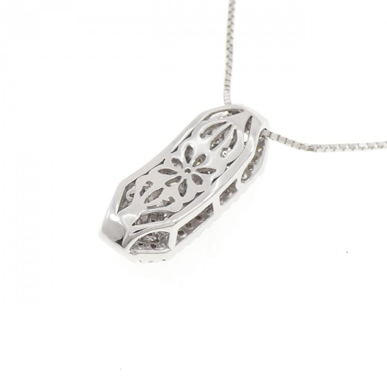 K18WG ダイヤモンド ネックレス 0.50CT