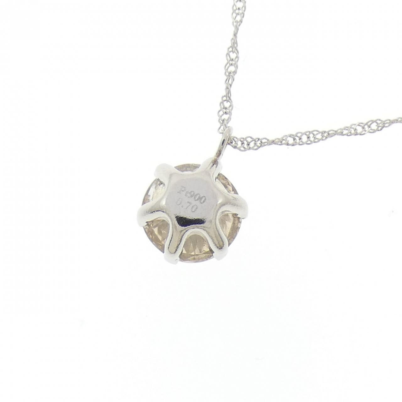 PT900/PT850单钻鑽石項鍊，0.70克拉