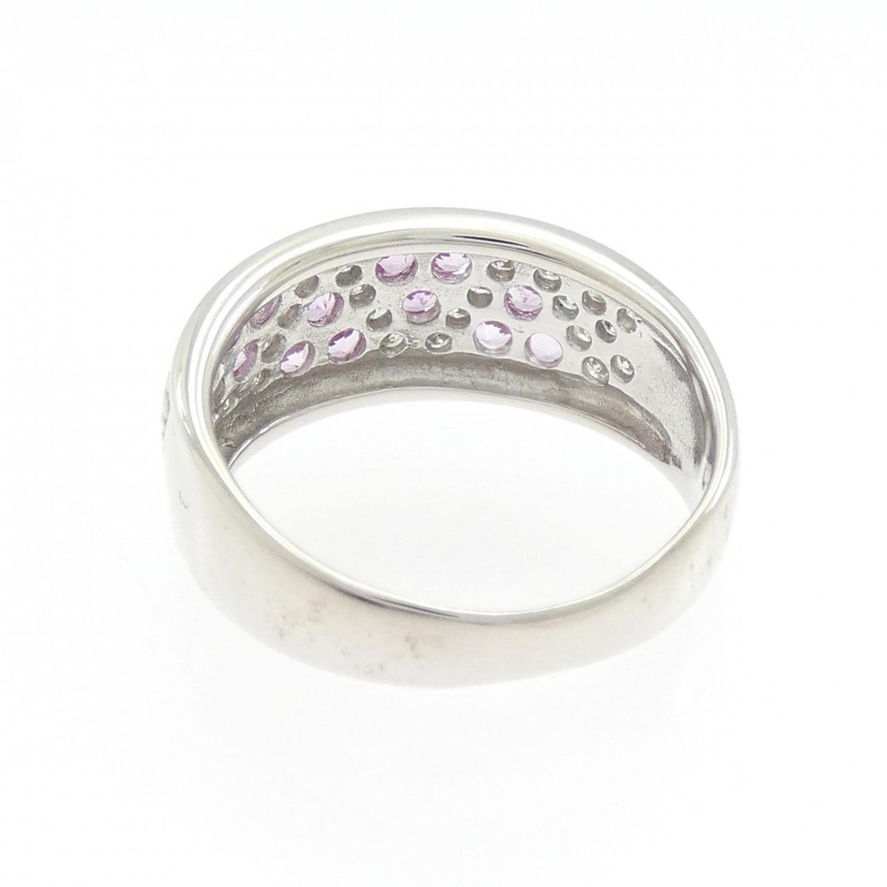 K18WG サファイヤ リング 0.50CT