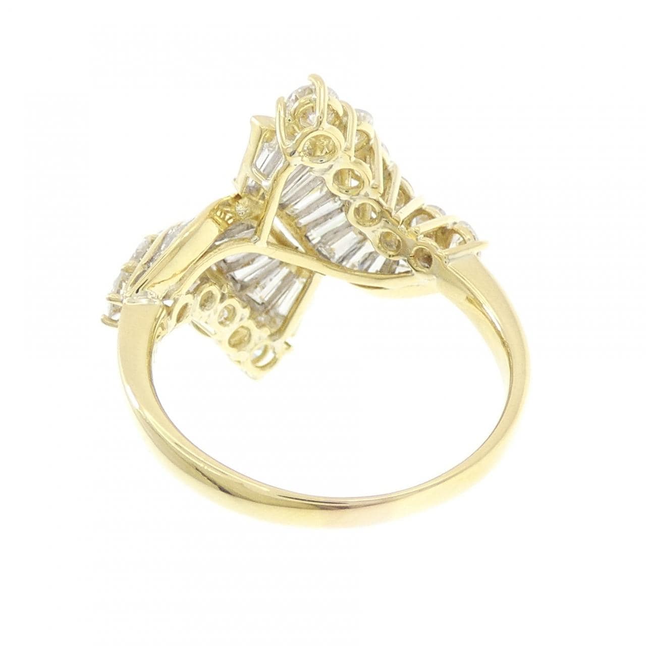 750YG ダイヤモンド リング 2.10CT