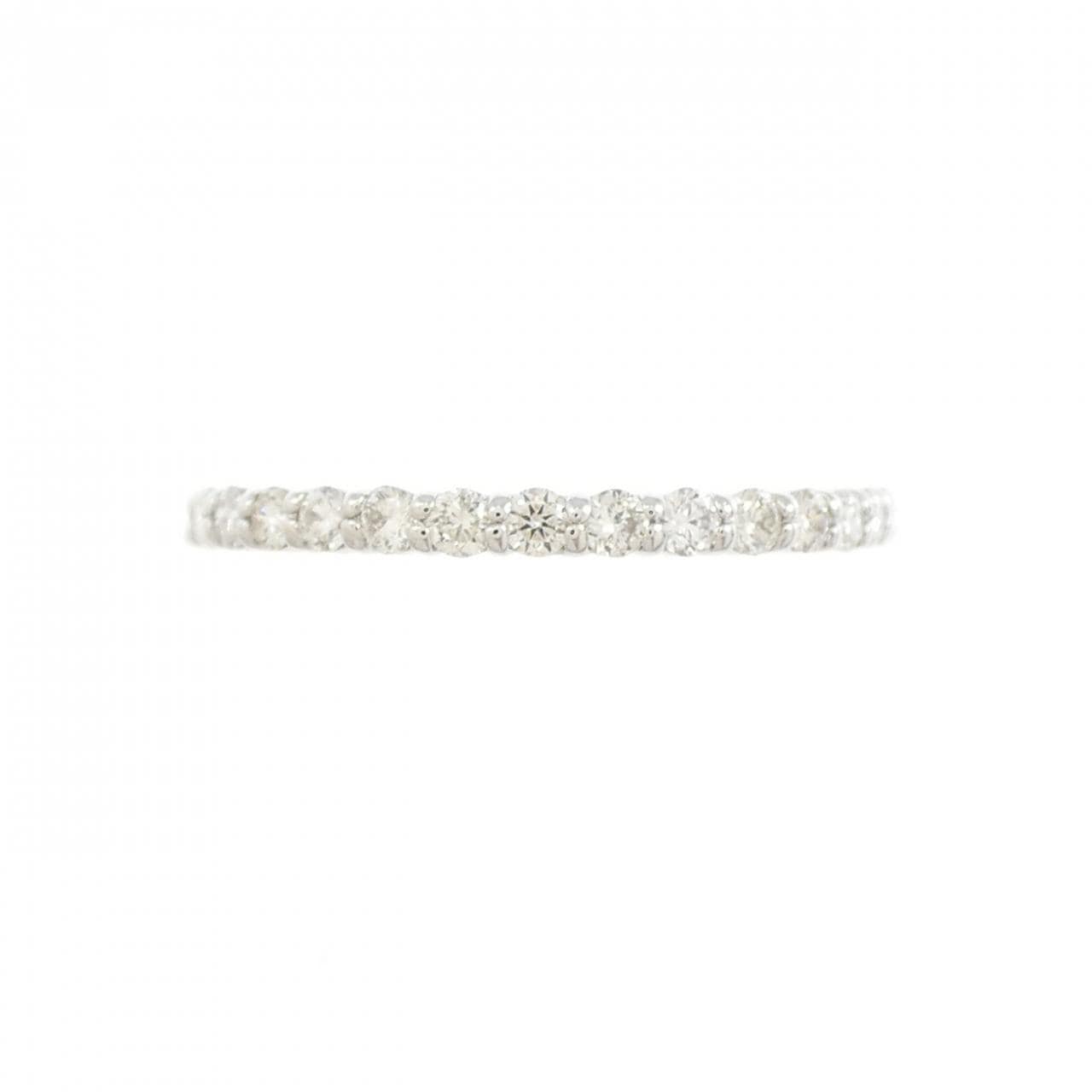 PT950 ハーフエタニティ ダイヤモンド リング 0.30CT