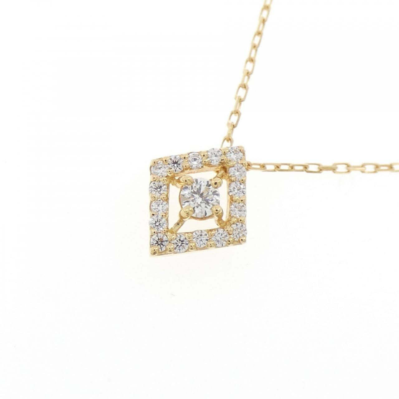 K18YG ダイヤモンド ネックレス 0.147CT