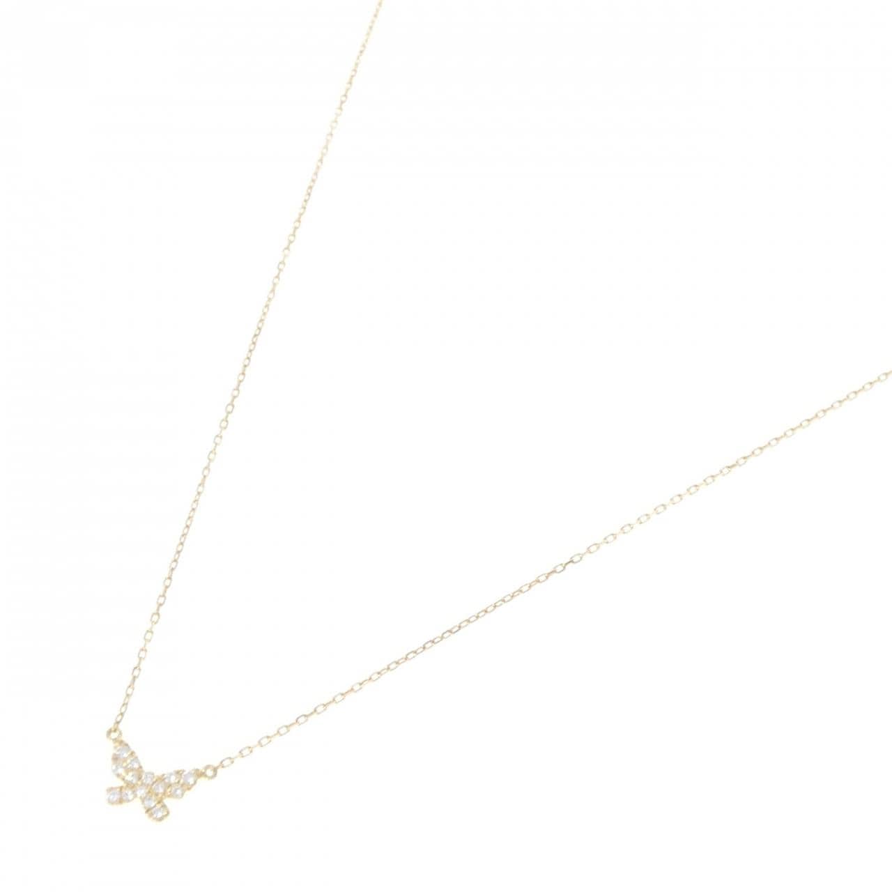 アーカー バタフライ ネックレス 0.06CT