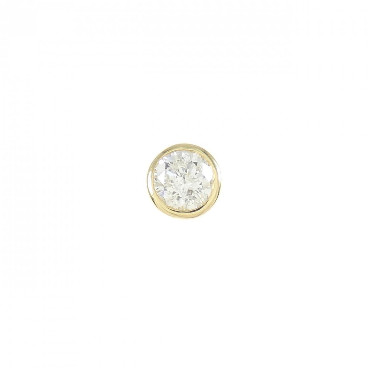 【リメイク】K18YG ダイヤモンド ピアス 0.413CT H I1 Good