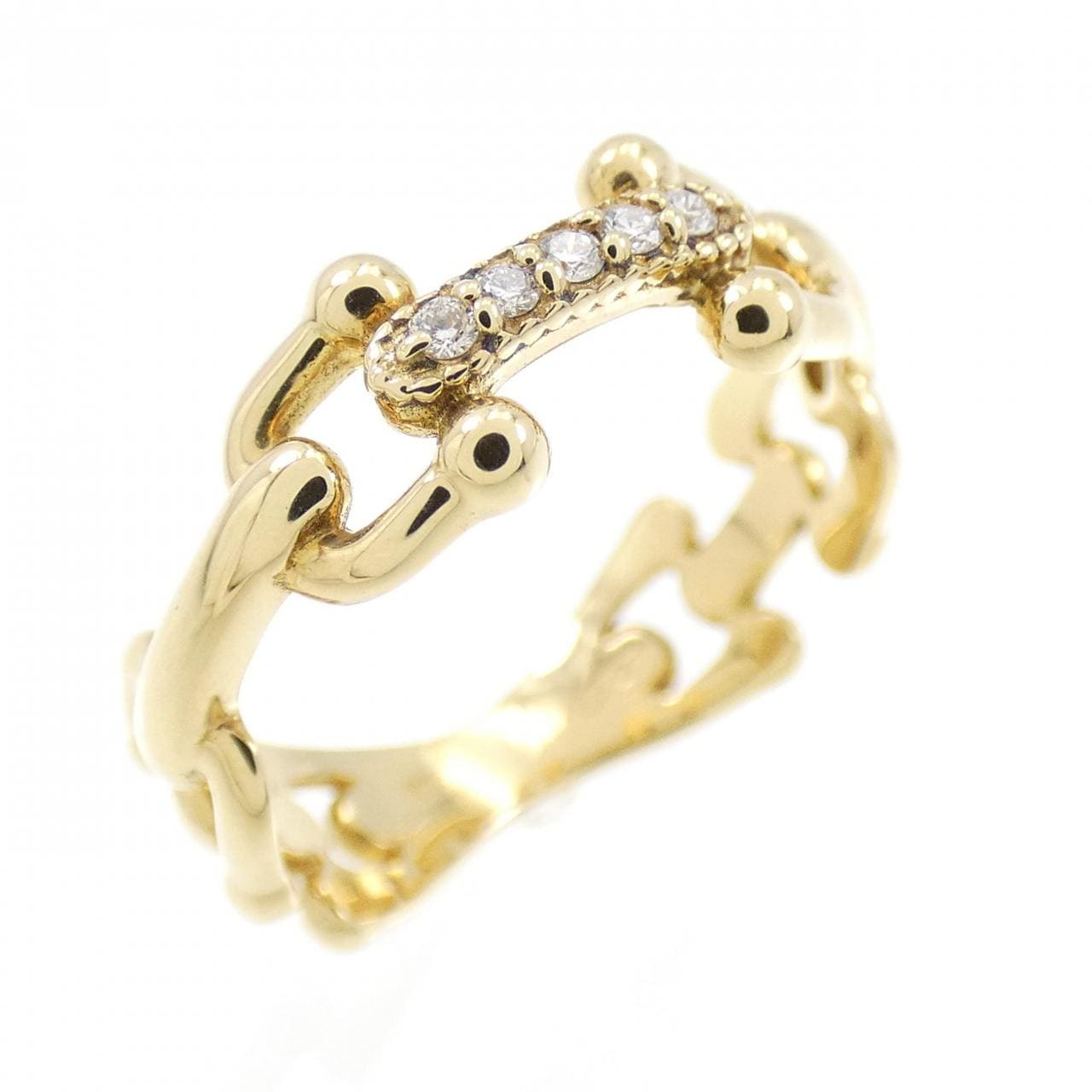 【新品】K18YG ダイヤモンド リング 0.02CT