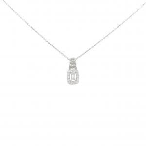 【新品】PT900/PT850 ダイヤモンド ネックレス 0.15CT