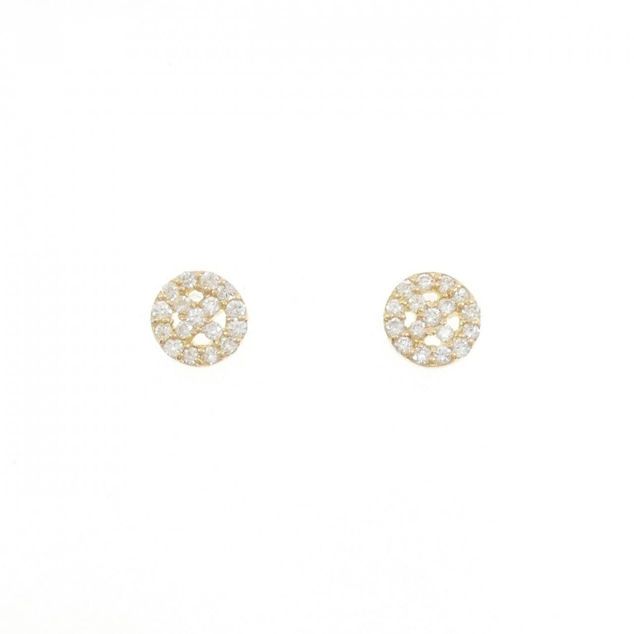 【リメイク】K18YG ダイヤモンド ピアス 0.20CT