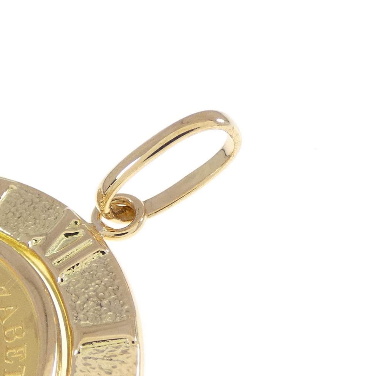 K18YG(枠) コイン ペンダント