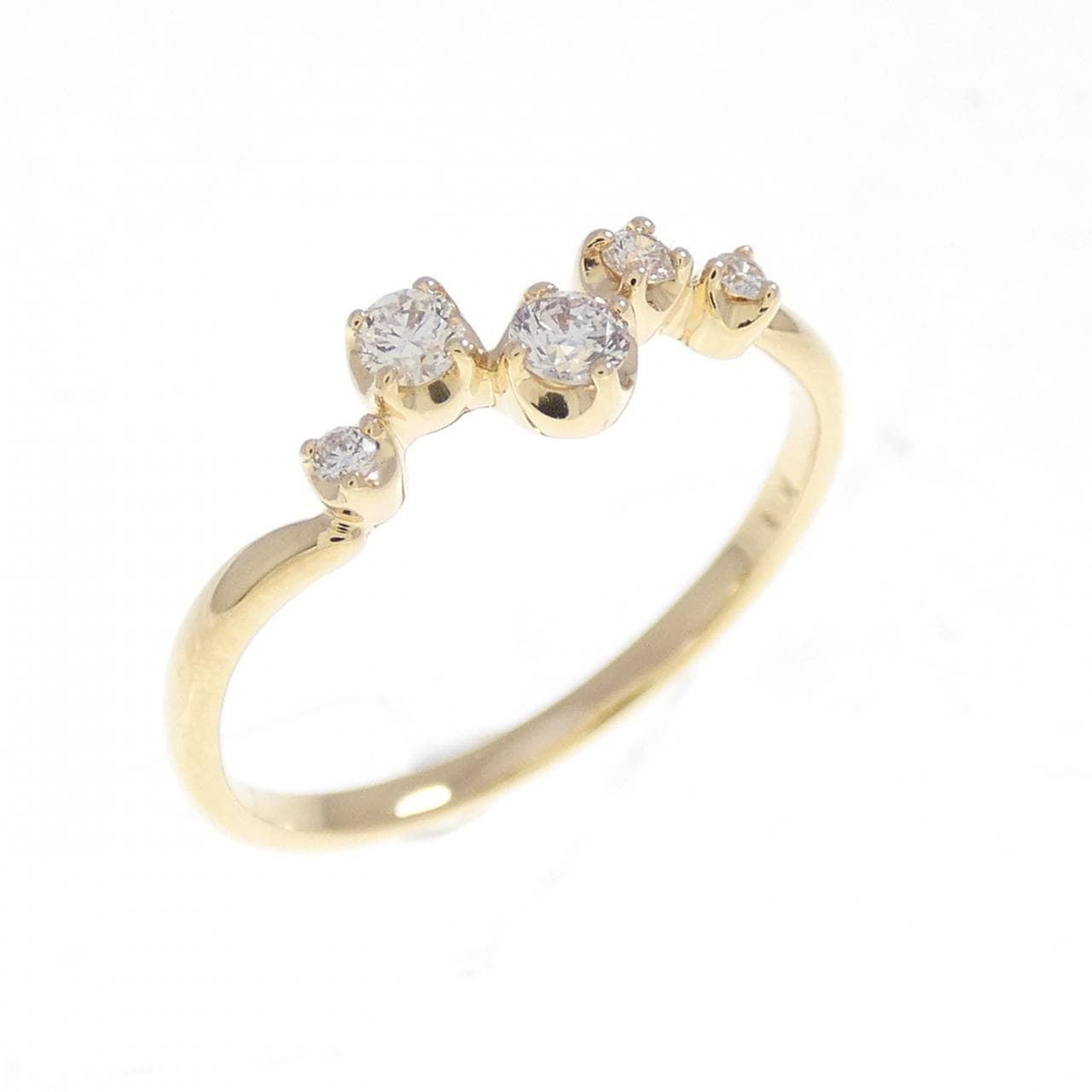 K18YG ダイヤモンド リング