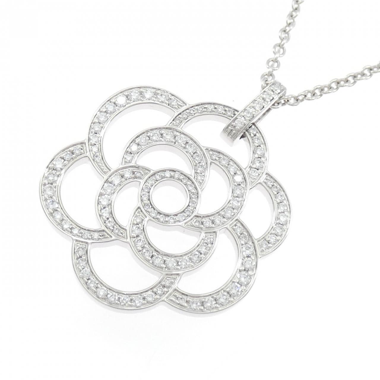 シャネル カメリア ミディアム ネックレス