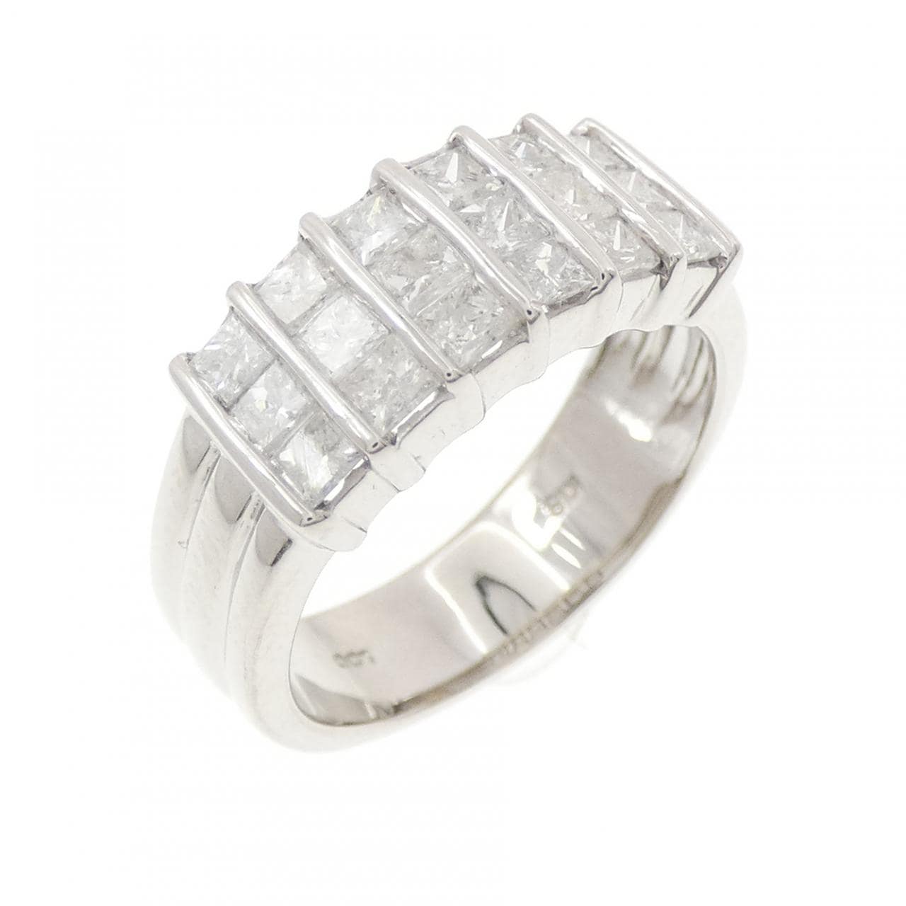 K18WG ダイヤモンド リング 1.00CT
