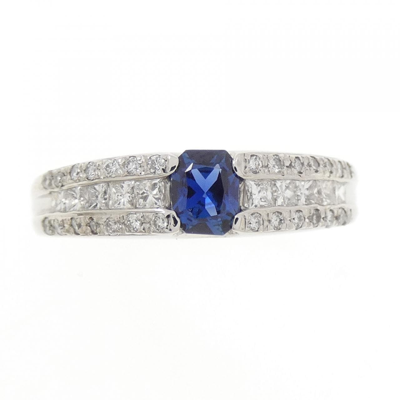 PT900 サファイヤ リング 0.45CT