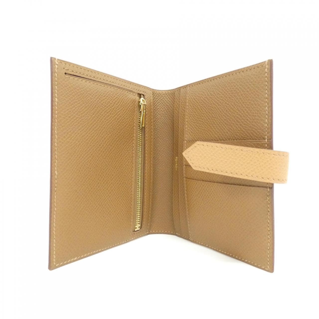 [未使用品] HERMES Bearn短款Verso 076220CC 錢包