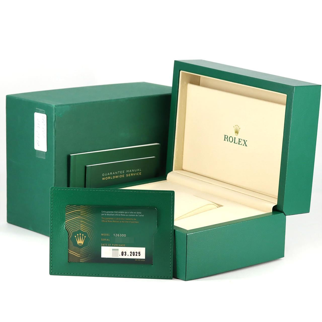 ロレックス デイトジャスト 126300 SS 自動巻 ランダム番