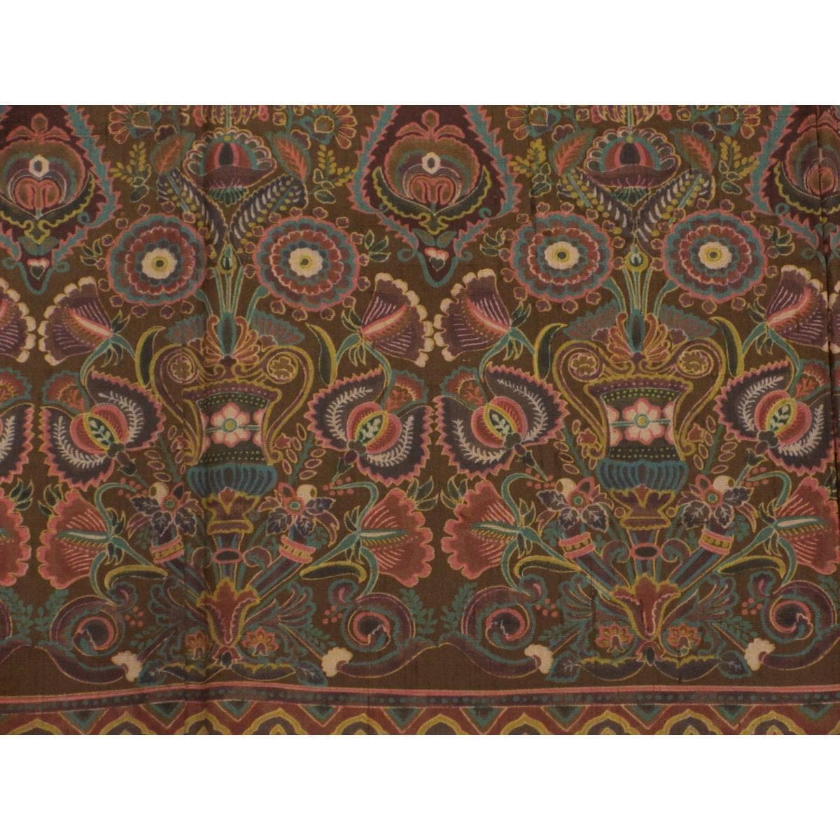 訪問着　染紬　友禅加工