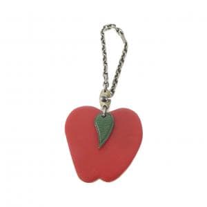 エルメス POMME フルーツ ポルト クレ 027890CA キーホルダー
