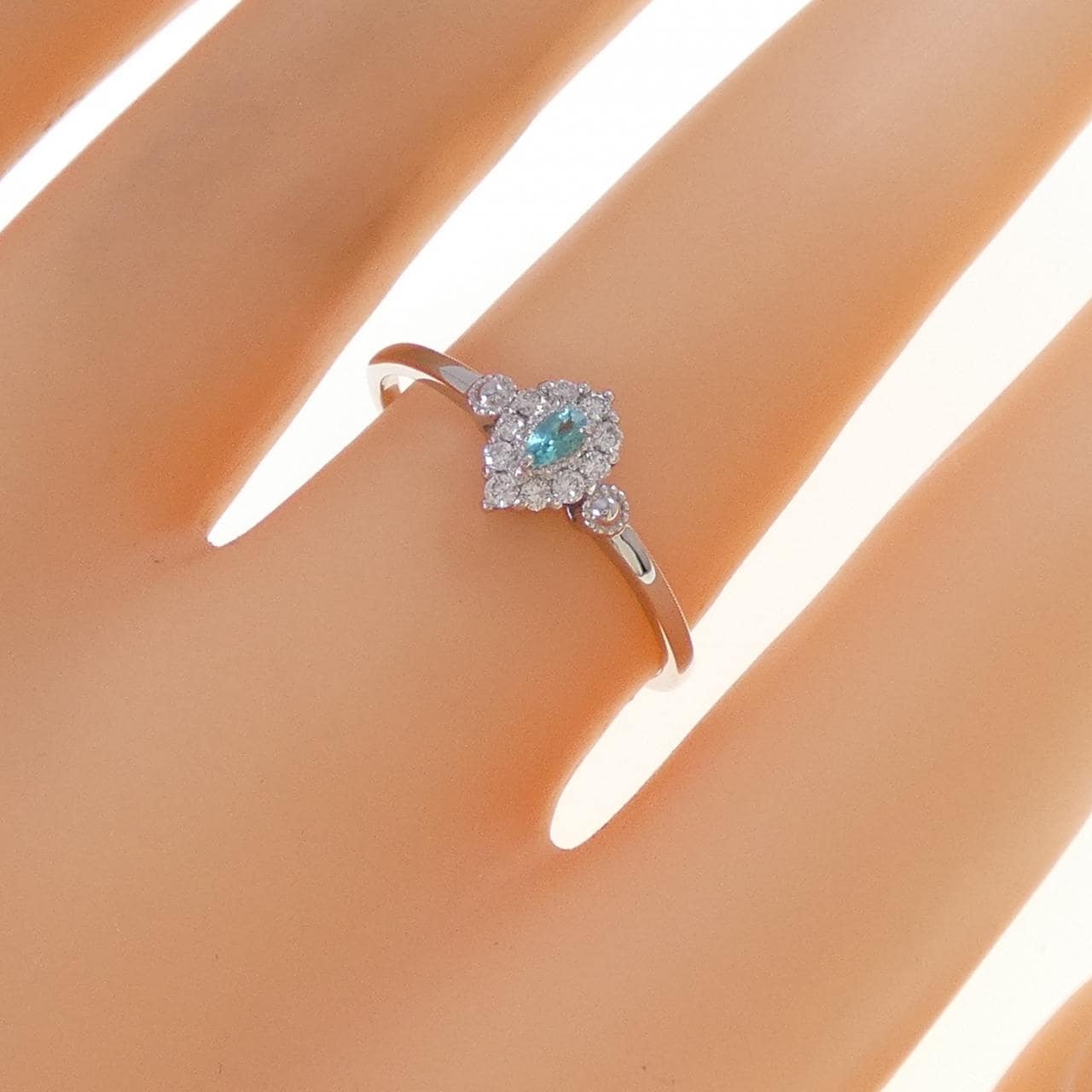 PT900 トルマリン リング 0.04CT