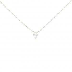 K18YG ハート ダイヤモンド ネックレス 0.240CT