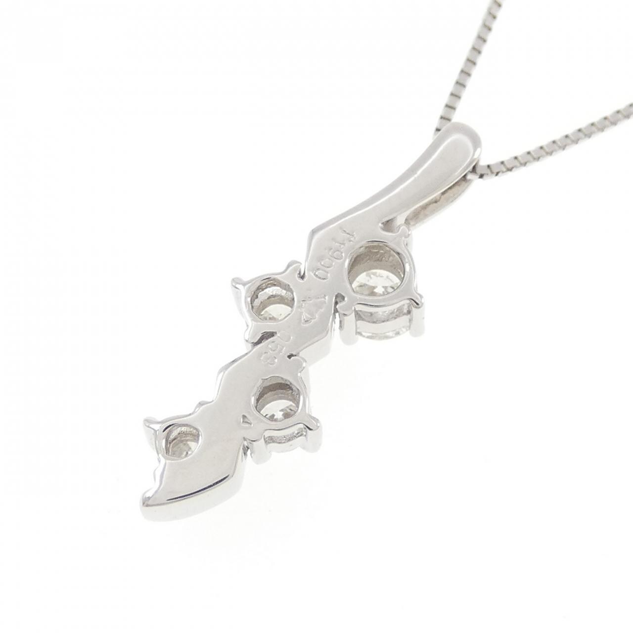 PT900/PT850 ダイヤモンド ネックレス 0.53CT