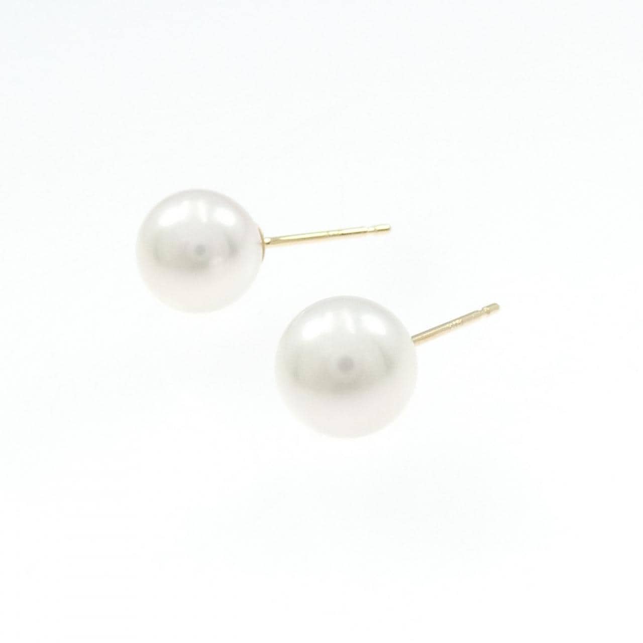 K18YG アコヤパール ピアス 7.6mm