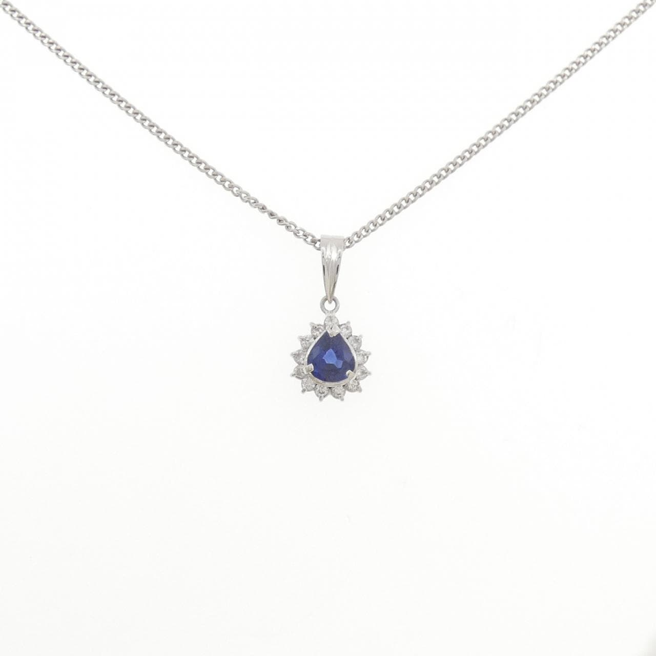PT900/PT850 サファイヤ ネックレス 0.72CT