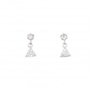 PT900 ダイヤモンド ピアス 0.55CT