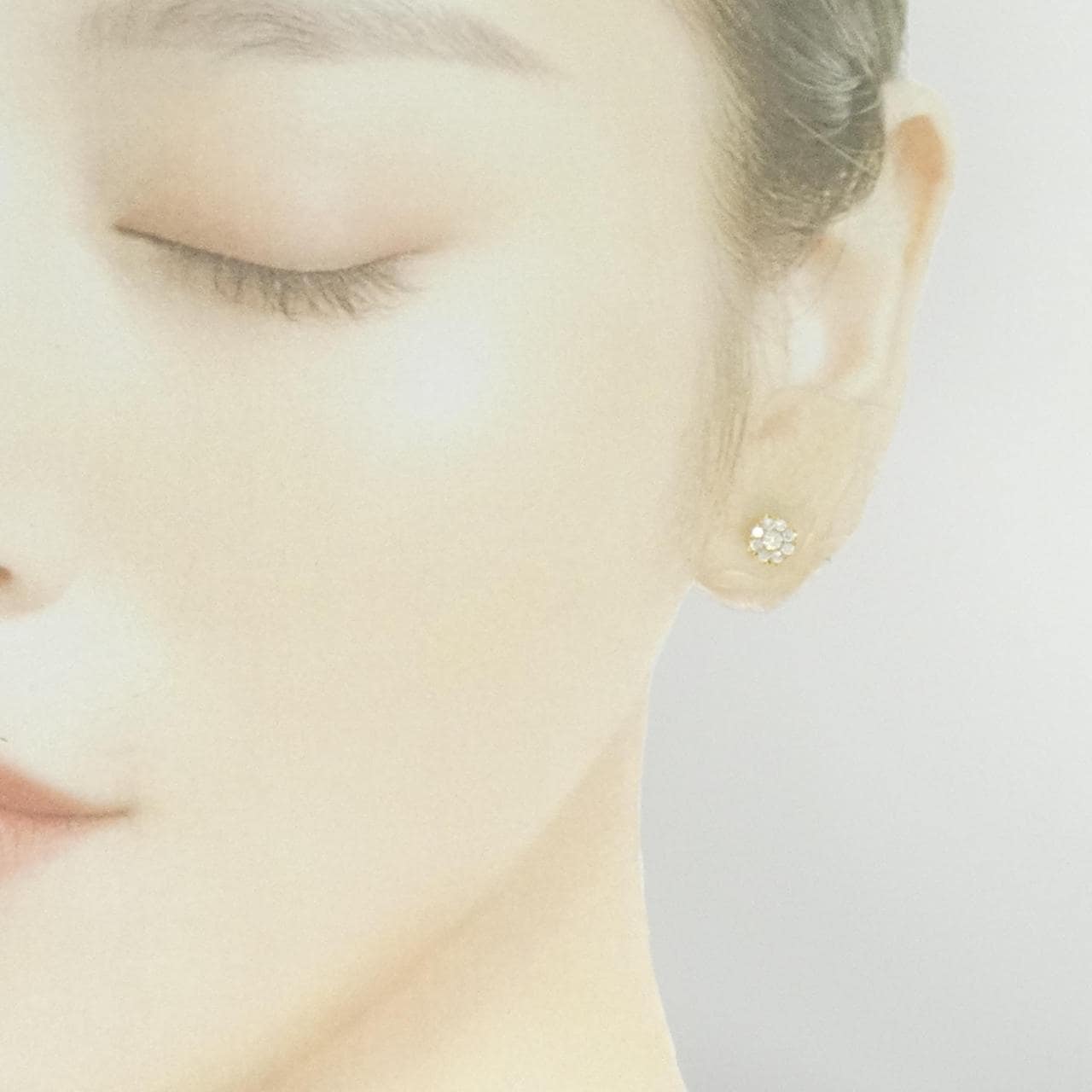 K18YG ダイヤモンド ピアス 0.32CT