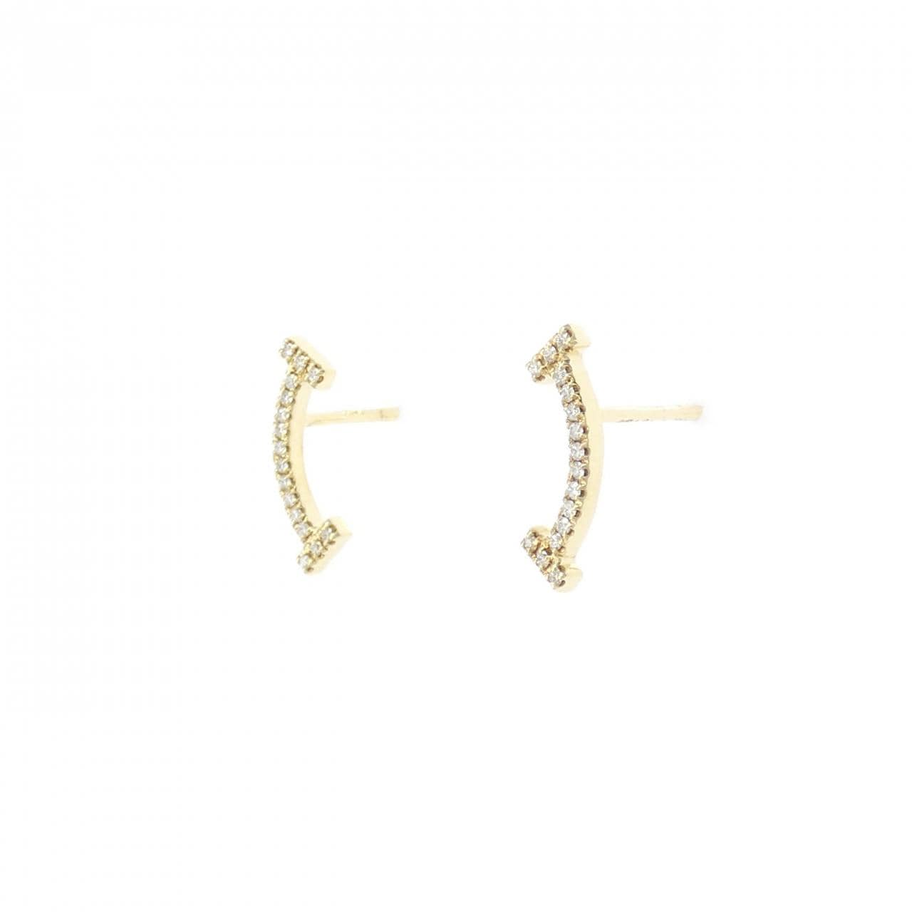 ティファニー Tスマイル ピアス