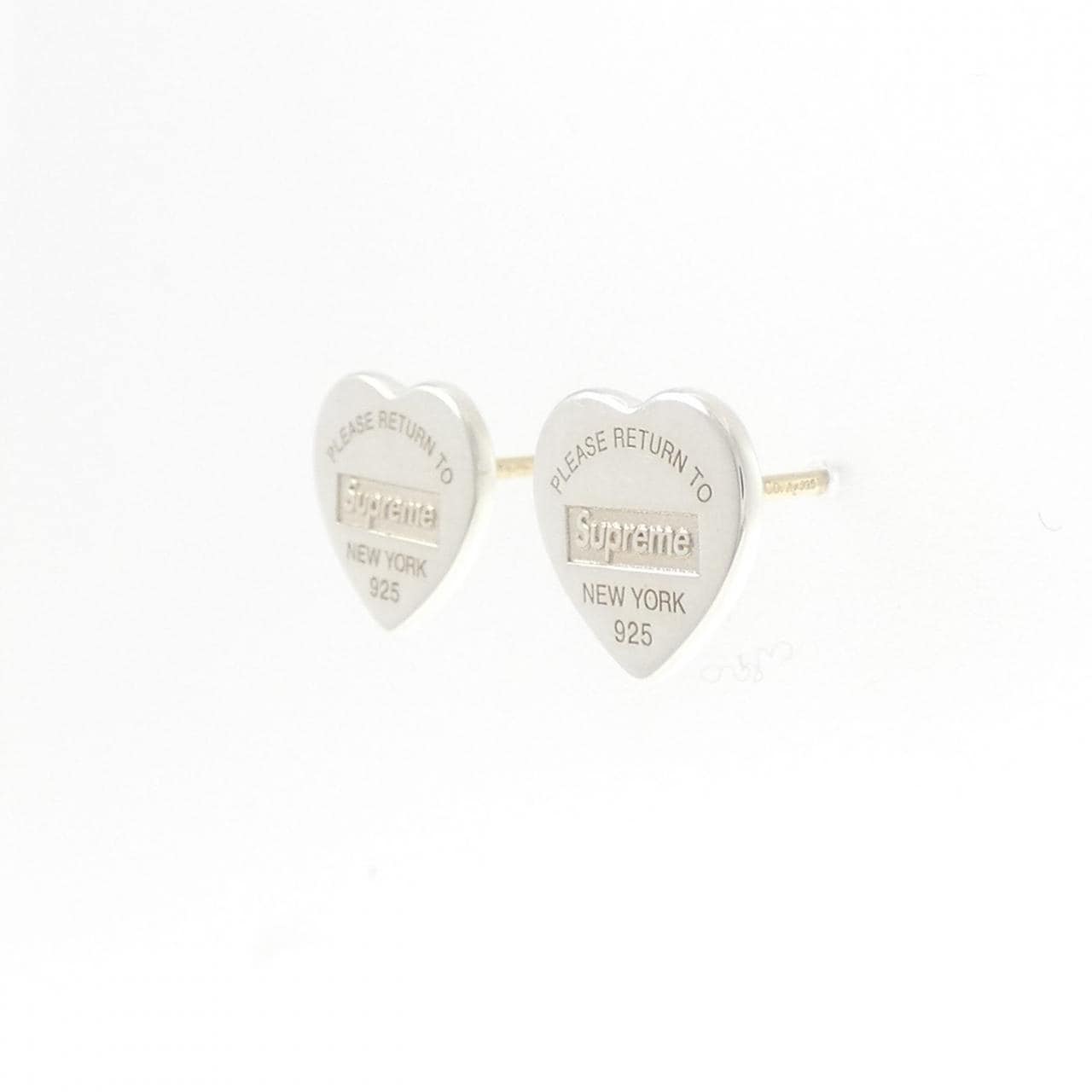 ティファニー ハートタグ ピアス