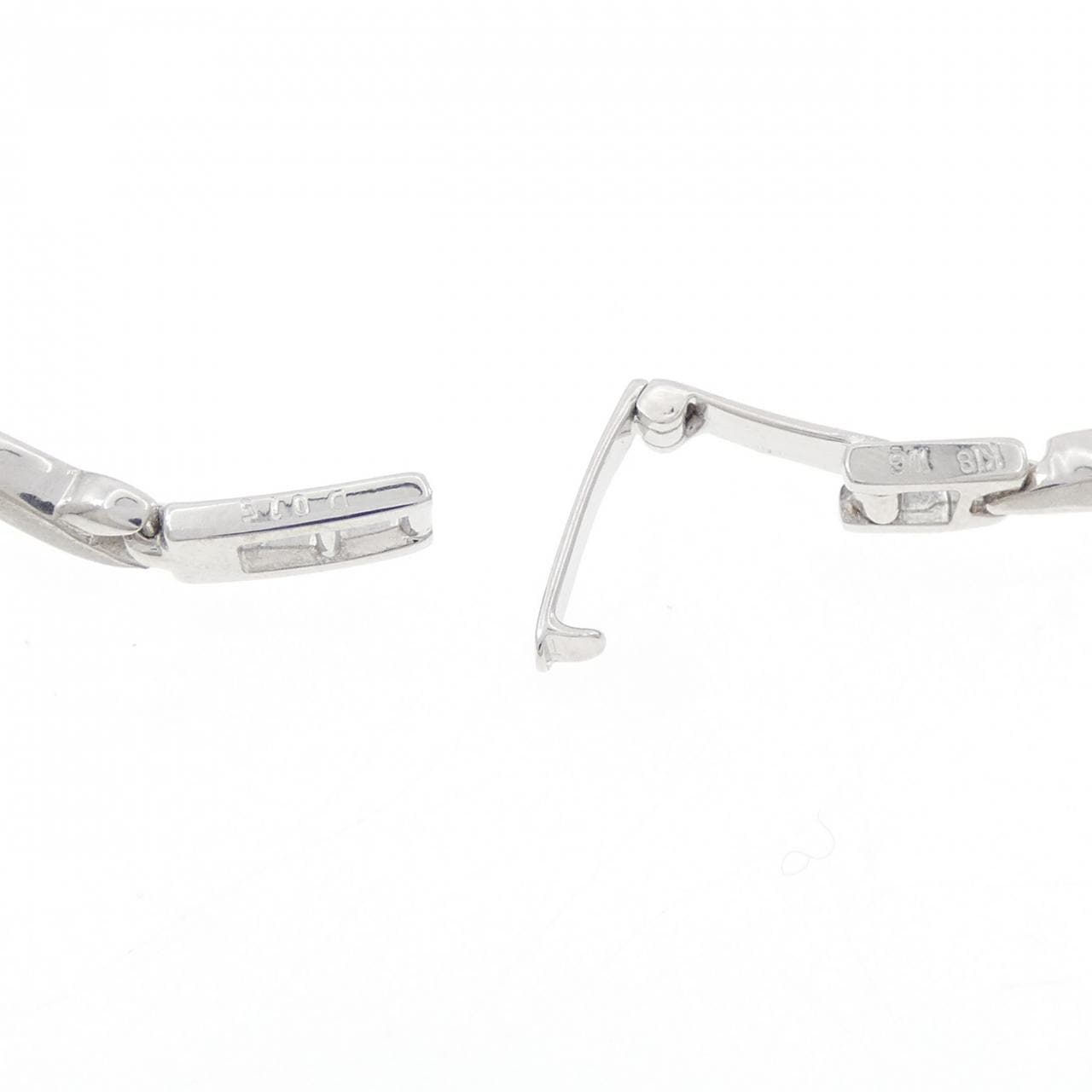 K18WG ダイヤモンド ブレスレット 0.15CT