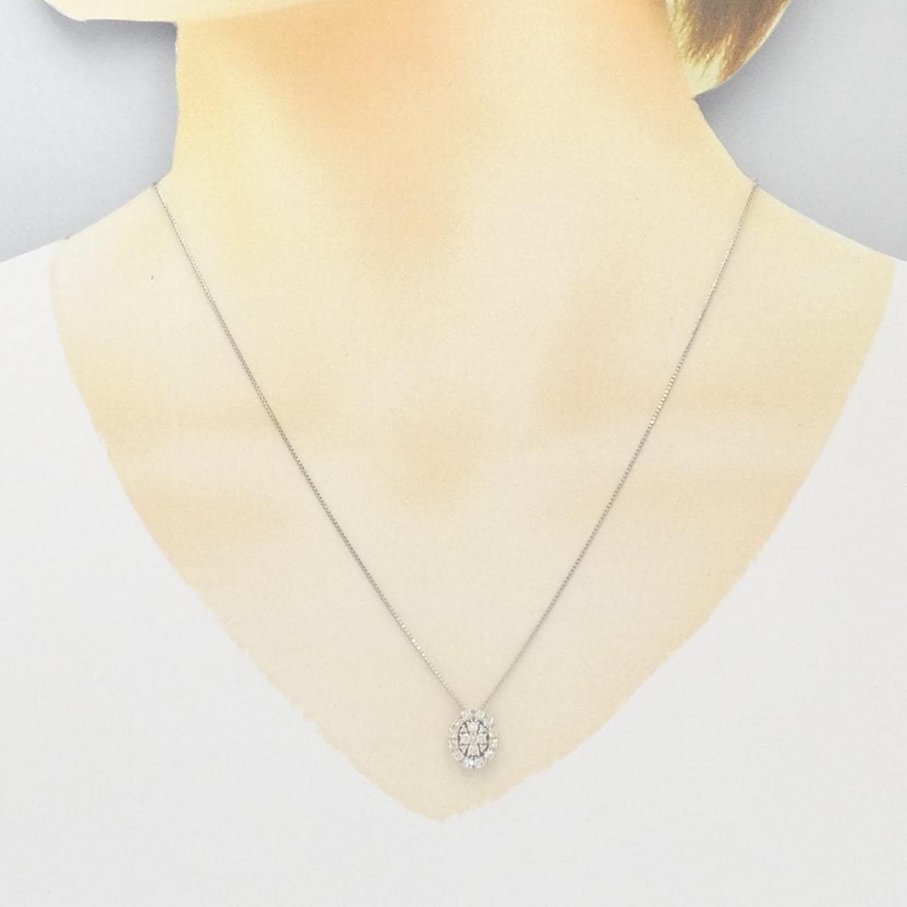 PT ダイヤモンド ネックレス 0.40CT