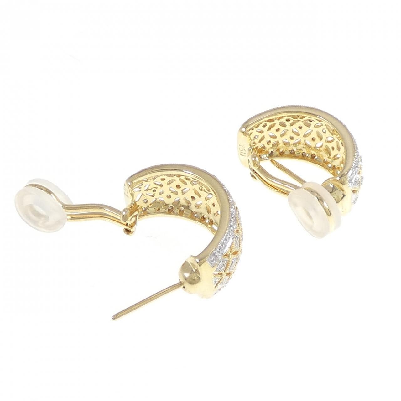 750YG/750WG ダイヤモンド ピアス/イヤリング 0.51CT