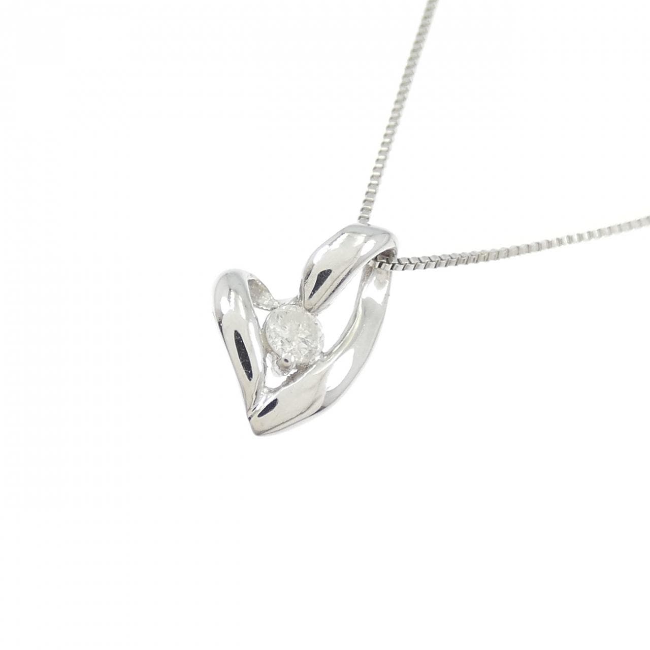 PT900/PT850 ダイヤモンド ネックレス 0.05CT