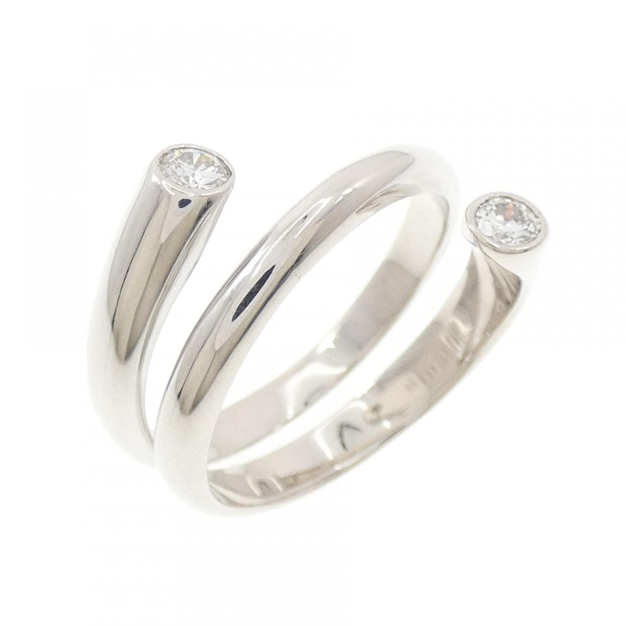 K14WG ダイヤモンド リング 0.26CT