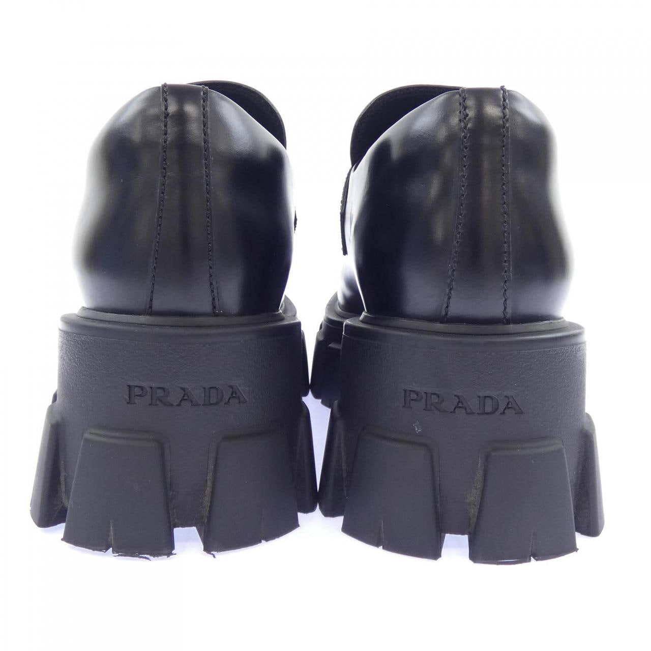 プラダ PRADA モノリス ローファー トライアングルロゴ 1D649M シューズ