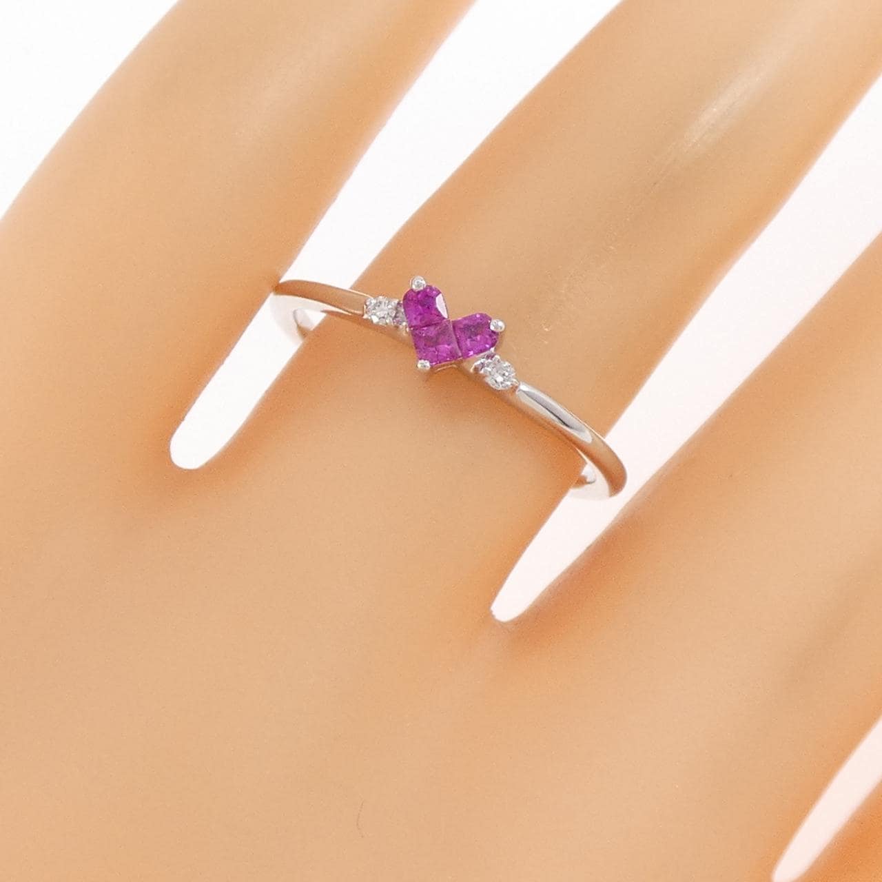 スタージュエリー ミステリアスハート リング 0.13CT
