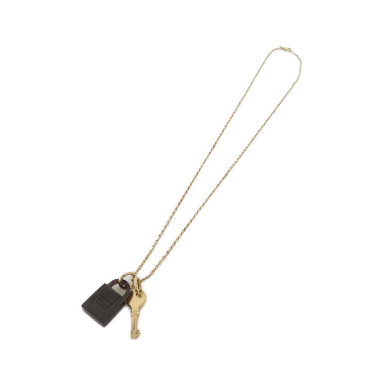 エルメス アミュレット パドロック PM 057027FD ネックレス