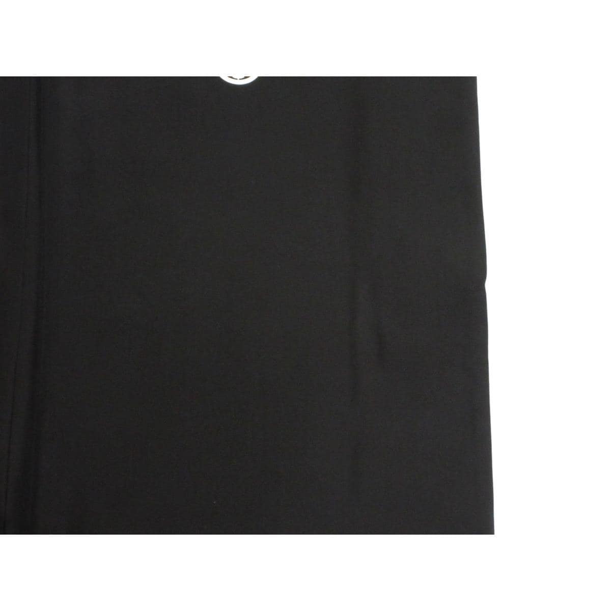 男物　黒羽二重　丸に六ッ槌車　きもの・羽織２点セット