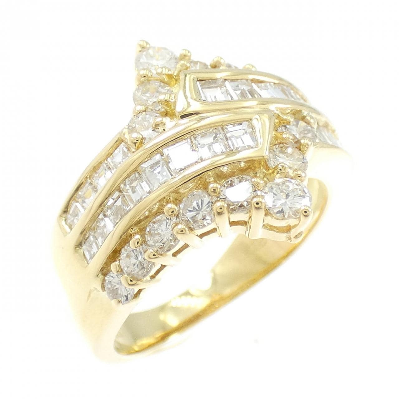 K18YG ダイヤモンド リング 1.50CT