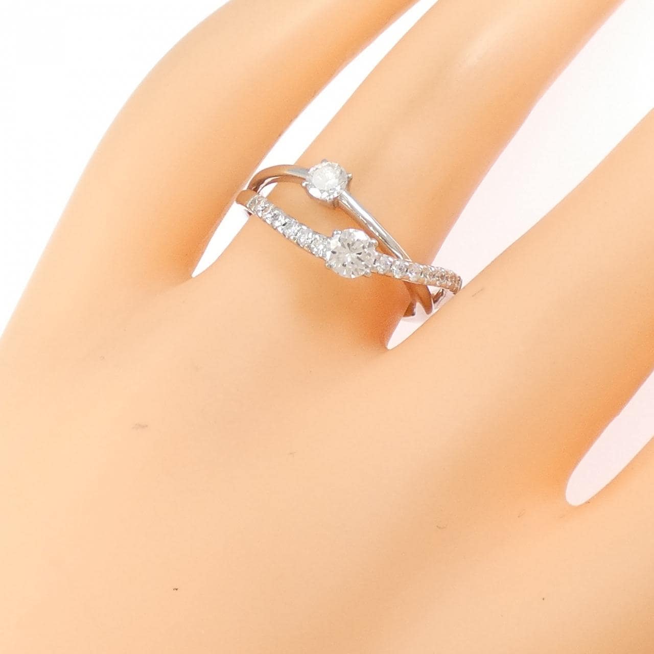 PT900 ダイヤモンド リング 0.54CT