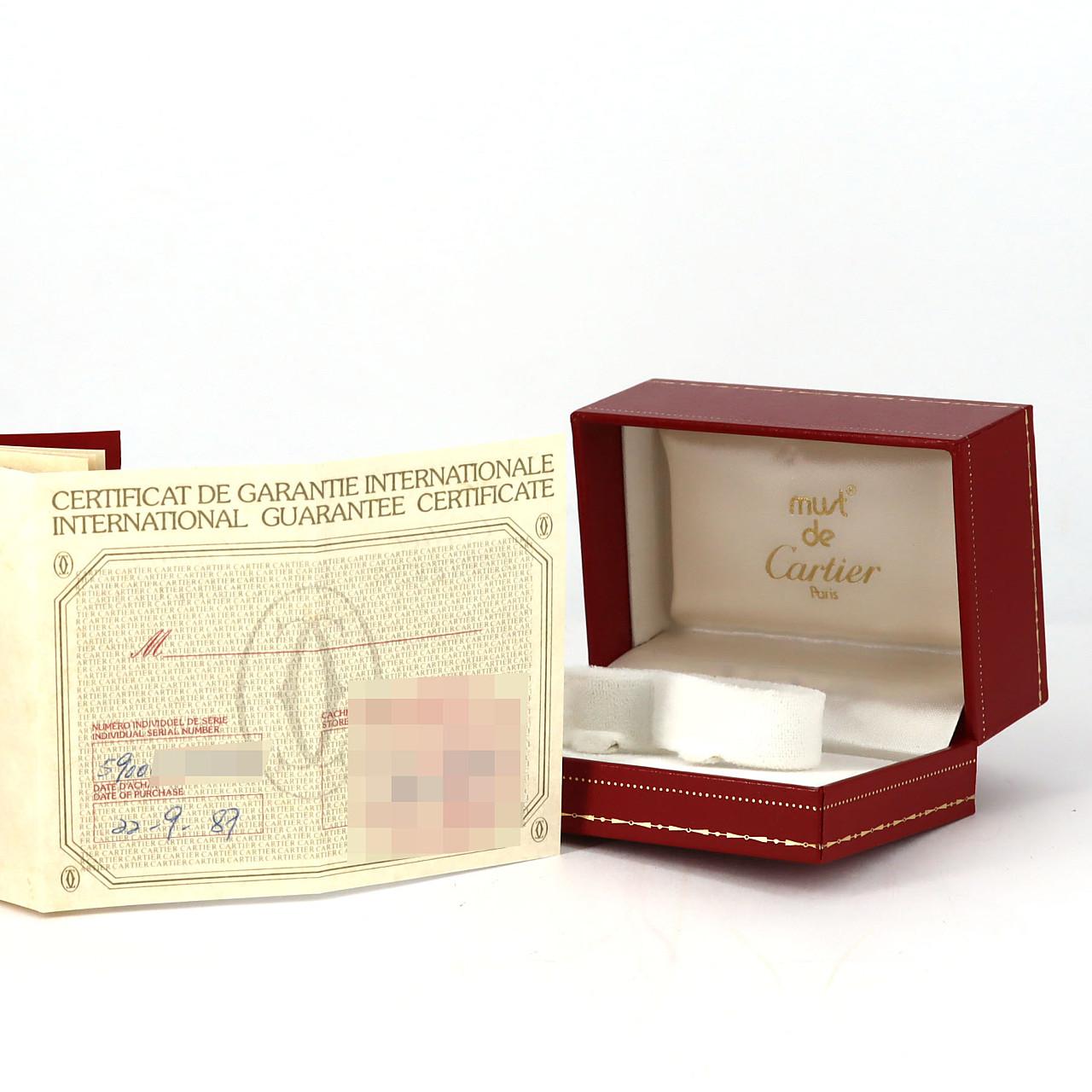 カルティエ マストコリゼSM GP W1000653 GP クォーツ