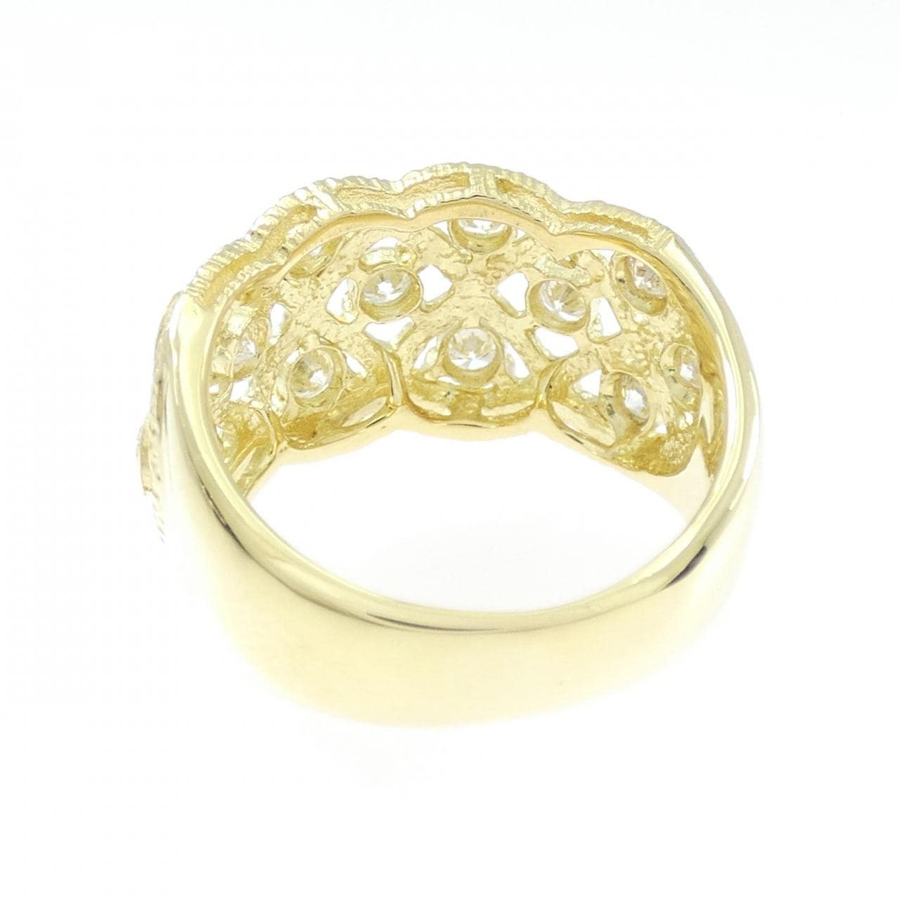 K18YG ダイヤモンド リング 0.78CT