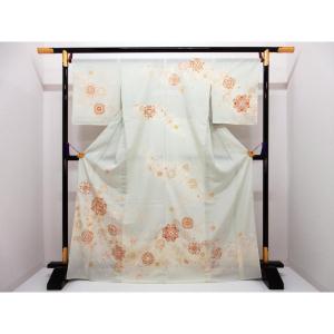 【新品】単衣　絽訪問着　友禅加工
