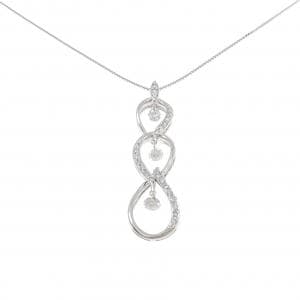 K18WG ダイヤモンド ネックレス 0.70CT