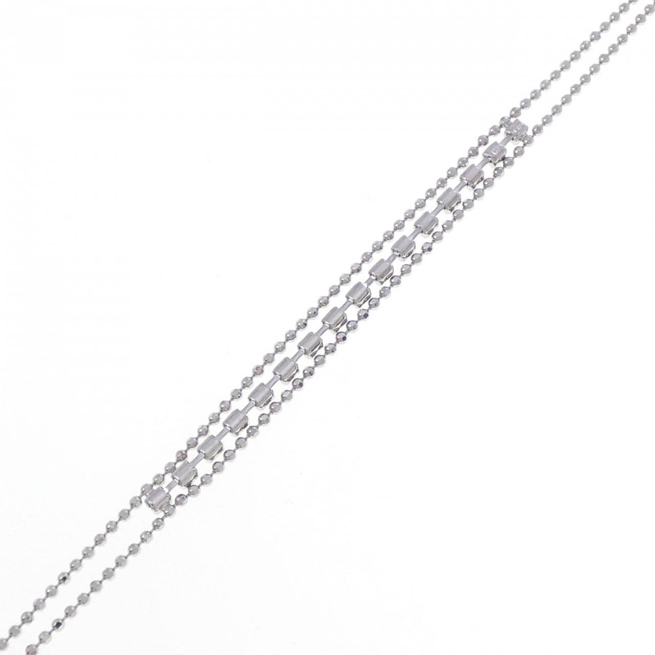 K18WG ダイヤモンド ブレスレット 0.30CT